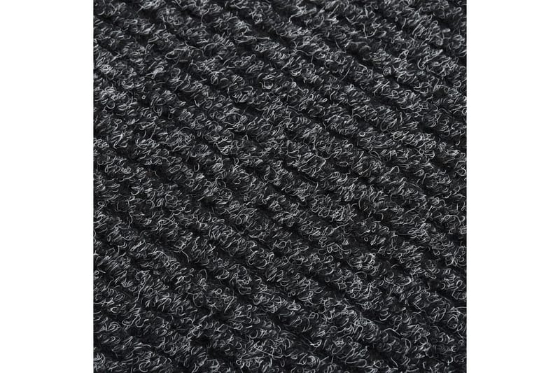 Smussfangende teppeløper 100x100 cm antrasitt - Antrasittgrå - Kjøkkenmatte - Plasttepper - Hall matte
