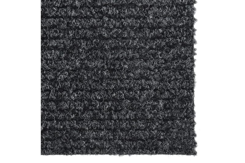 Smussfangende teppeløper 100x100 cm antrasitt - Antrasittgrå - Tekstiler - Tepper & Matter - Utendørstepper - Plasttepper