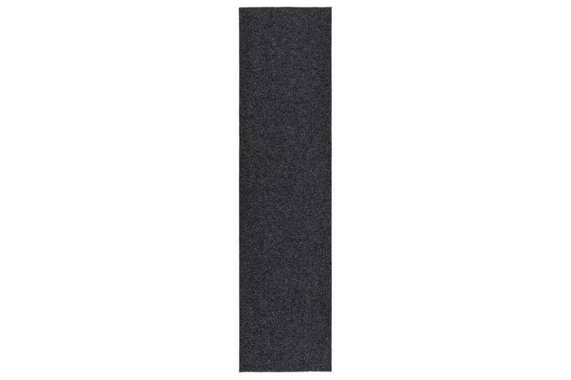 Smussfangende teppeløper 100x400 cm antrasitt - Antrasittgrå - Kjøkkenmatte - Plasttepper - Hall matte