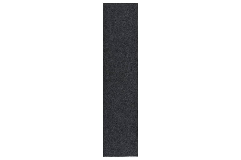 Smussfangende teppeløper 100x450 cm antrasitt - Antrasittgrå - Kjøkkenmatte - Plasttepper - Hall matte