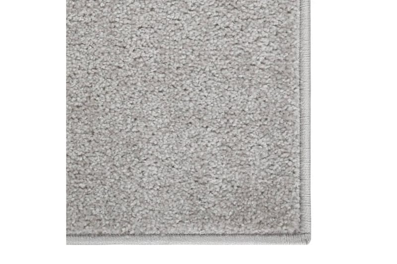Teppe med kort luv 200x290 cm lysegrå - Kjøkkenmatte - Plasttepper - Hall matte