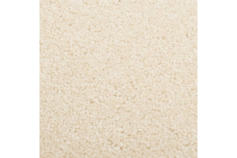 Teppe med kort luv 80x150 cm kremhvit - Krem - Kjøkkenmatte - Plasttepper - Hall matte