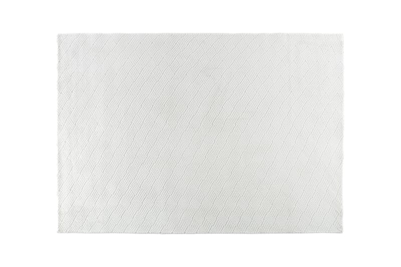 Todd Plastmatte 200x290 cm - Hvit - Gummiert tepper - Plastmatte balkong - Plasttepper - Små tepper - Kjøkkenmatte - Mønstrede tepper - Store tepper - Hall matte - Balkongmatte - Håndvevde tepper