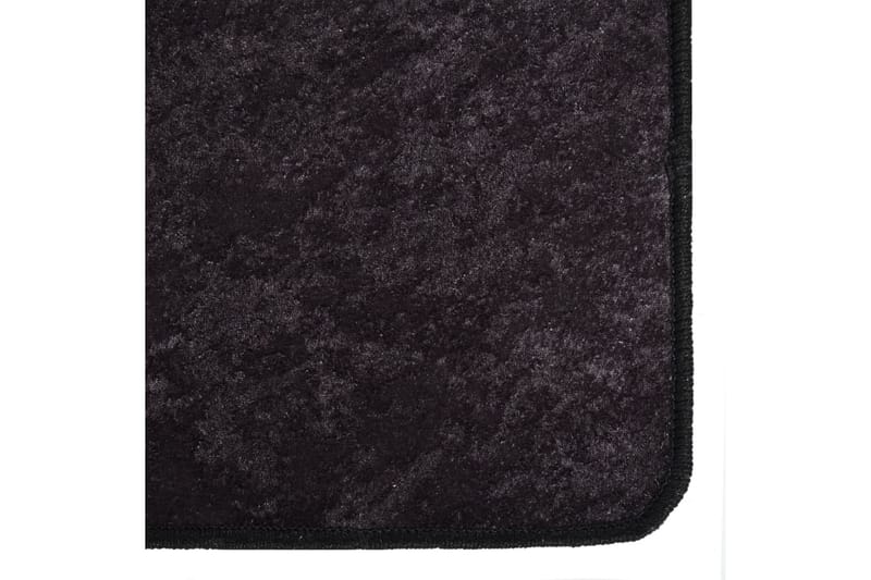 Vaskbart teppe 120x180 cm antrasitt sklisikker - Antrasittgrå - Kjøkkenmatte - Plasttepper - Hall matte