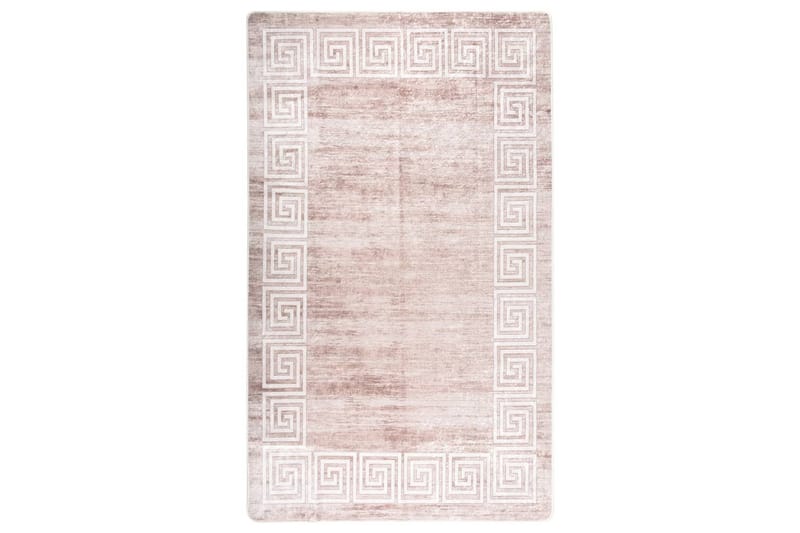 Vaskbart teppe 120x180 cm beige sklisikker - Beige - Tekstiler - Tepper & Matter - Utendørstepper - Plasttepper