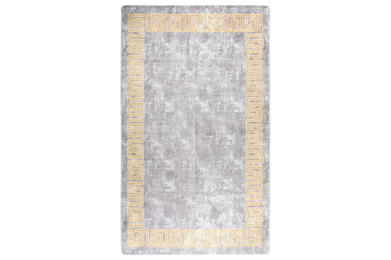 Vaskbart teppe 120x180 cm grå sklisikker - Grå - Kjøkkenmatte - Plasttepper - Hall matte