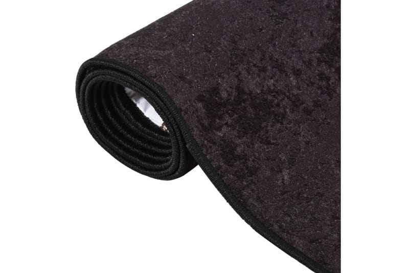 Vaskbart teppe 160x300 cm antrasitt sklisikker - Antrasittgrå - Tekstiler - Tepper & Matter - Utendørstepper - Plasttepper