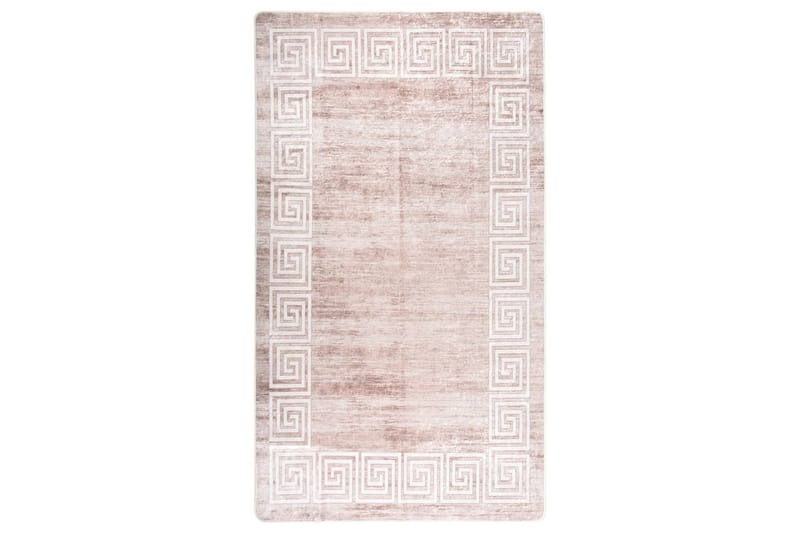 Vaskbart teppe 190x300 cm beige sklisikker - Beige - Tekstiler - Tepper & Matter - Utendørstepper - Plasttepper