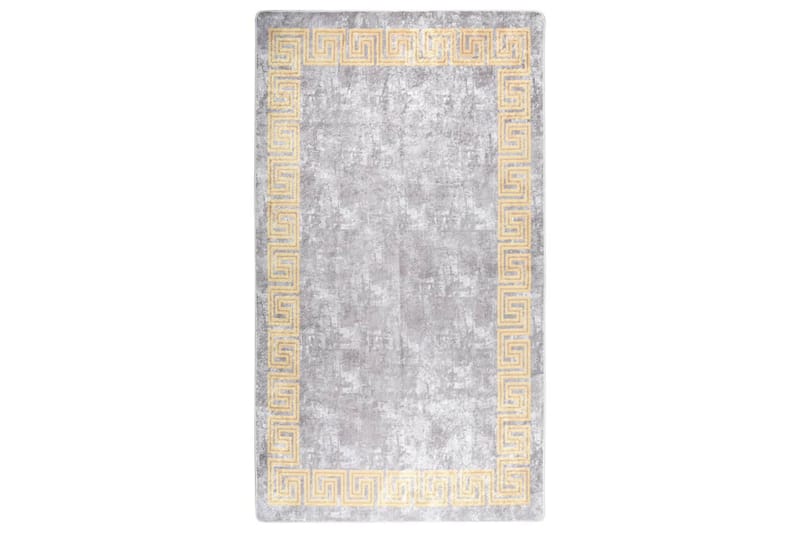 Vaskbart teppe 190x300 cm grå sklisikker - Gr�å - Kjøkkenmatte - Plasttepper - Hall matte