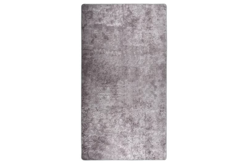 Vaskbart teppe 190x300 cm sklisikker grå - Grå - Kjøkkenmatte - Plasttepper - Hall matte