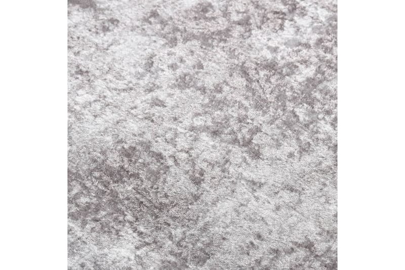 Vaskbart teppe 80x150 cm grå sklisikker - Grå - Tekstiler - Tepper & Matter - Utendørstepper - Plasttepper