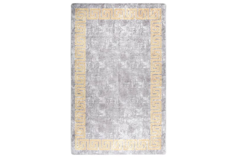 Vaskbart teppe 80x150 cm grå sklisikker - Grå - Tekstiler - Tepper & Matter - Utendørstepper - Plasttepper