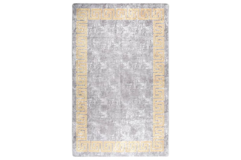 Vaskbart teppe 80x150 cm grå sklisikker - Grå - Plasttepper - Hall matte - Kjøkkenmatte