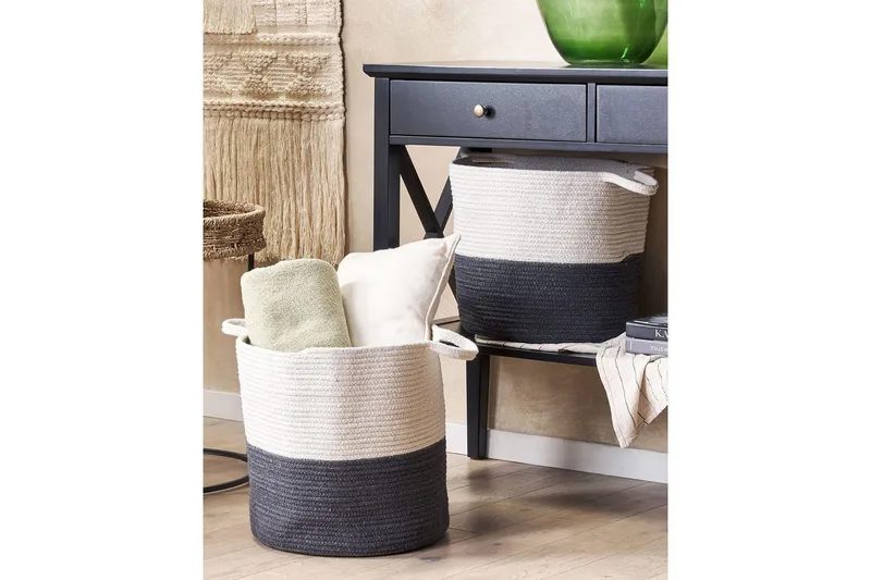 Kurv Pazha sett á 2. Hvit, Svart - Hvit, Svart - Hus & oppussing - Kjøkken & bad - Kjøkken & vaskerom - Tørke & vasketilbehør