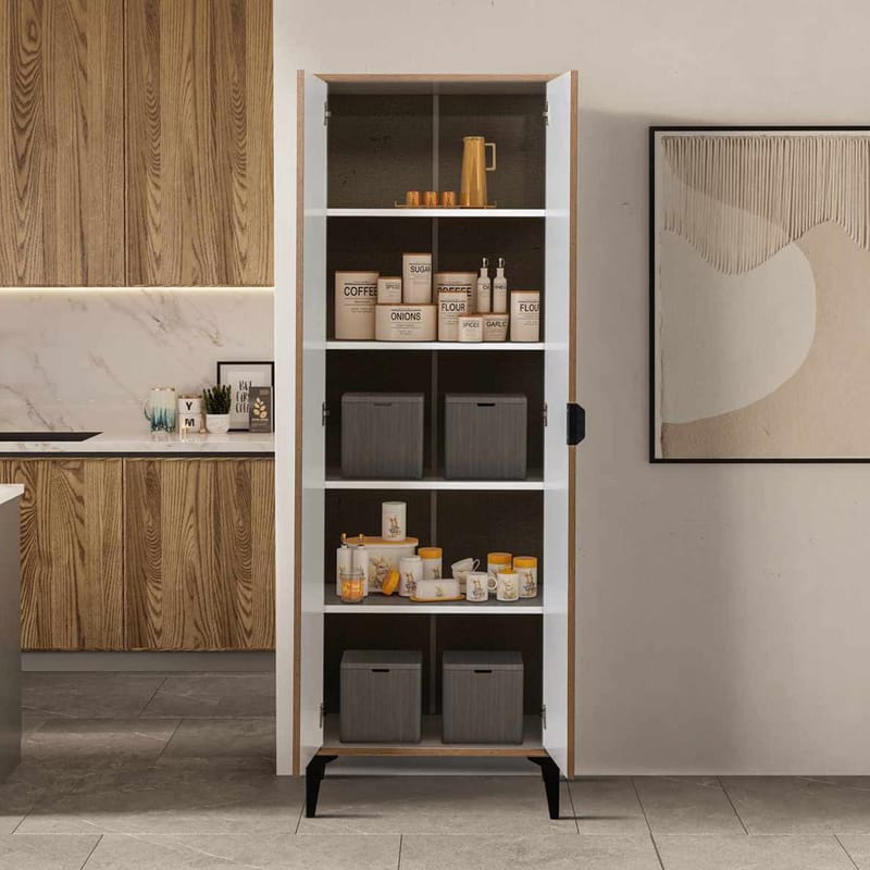 Olyros garderobe 65x190 cm - Hvit - Hus & oppussing - Kjøkken & bad - Kjøkken & vaskerom