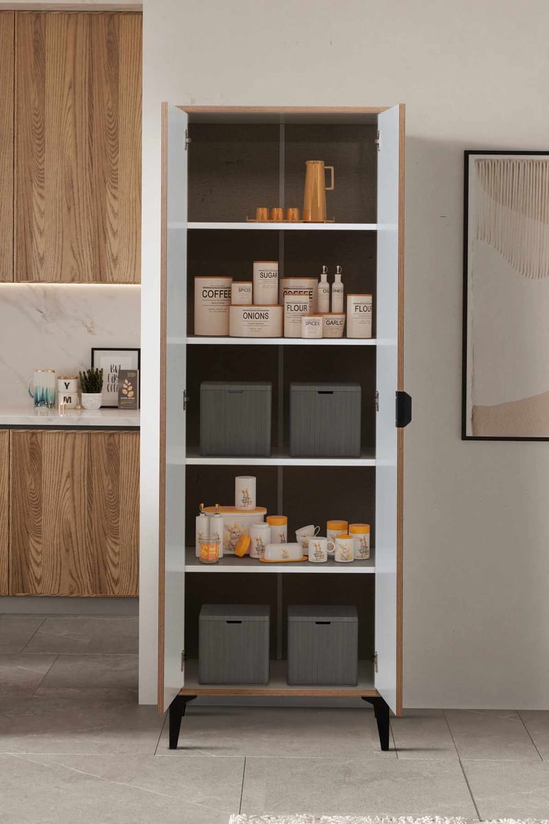 Olyros garderobe 65x190 cm - Hvit - Hus & oppussing - Kjøkken & bad - Kjøkken & vaskerom