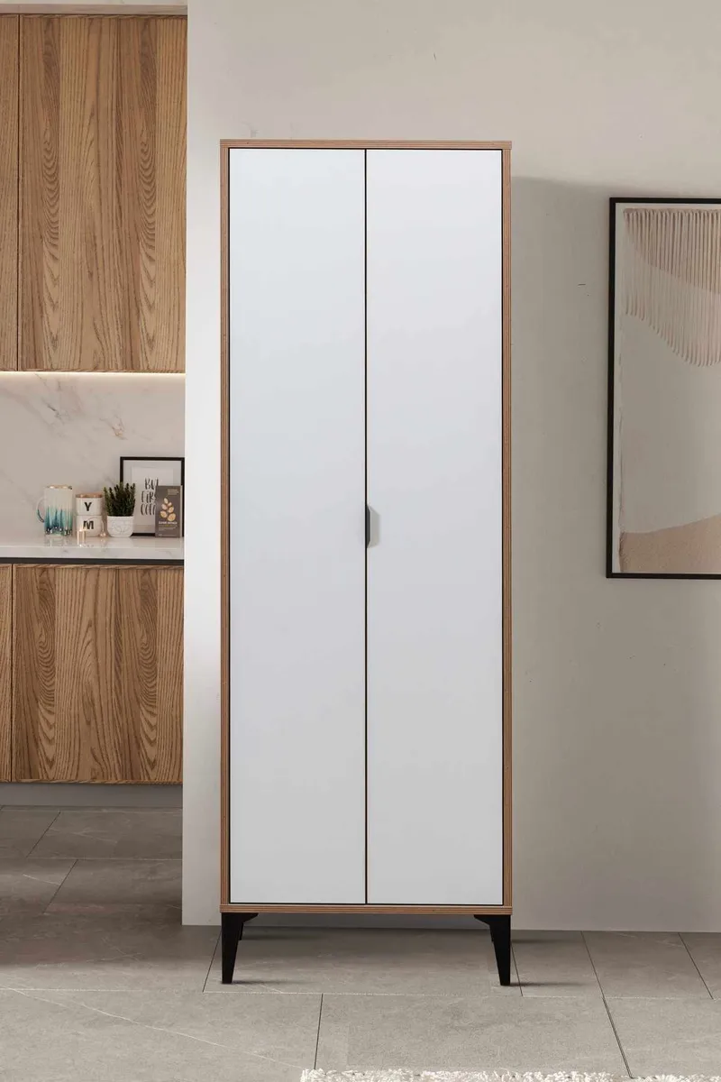 Olyros garderobe 65x190 cm - Hvit - Hus & oppussing - Kjøkken & bad - Kjøkken & vaskerom