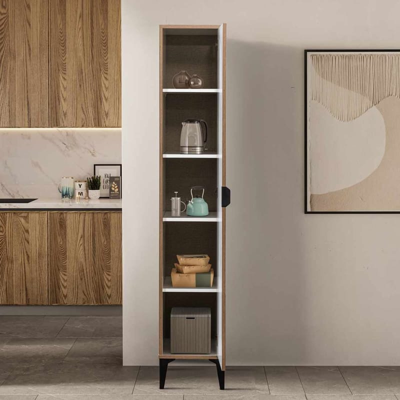 Olyros høyskap 35x190 cm - Hvit - Hus & oppussing - Kjøkken & bad - Kjøkken & vaskerom