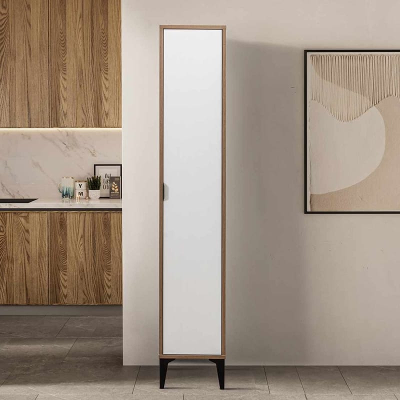 Olyros høyskap 35x190 cm - Hvit - Hus & oppussing - Kjøkken & bad - Kjøkken & vaskerom