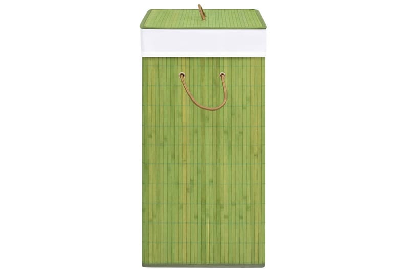 Skittentøyskurv bambus grønn 83 L - grønn - Baderomstilbehør - Skittentøyskurv