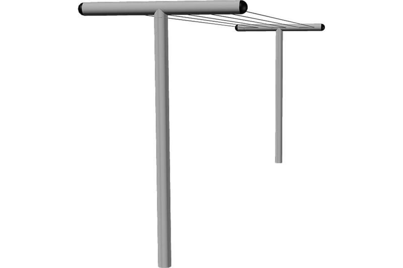 Pipe tørkestativ 130x520 cm Høyde 200 cm over mark - Hage - Utemiljø