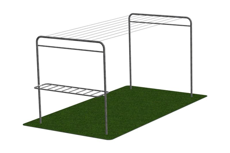 Piskestativ / Tørkestativ 110 grå - Varax - Hage - Utemiljø