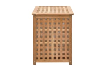 Skittentøyskiste 77,5x37,5x46,5 cm heltre valnøtt - Hus & oppussing - Kjøkken & bad - Baderom - Baderomstilbehør
