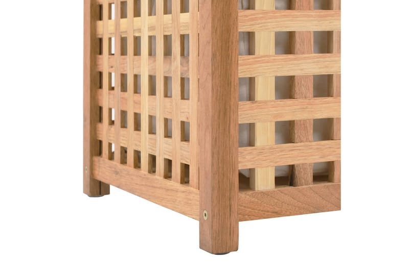 Skittentøyskurv 87,5x46x67 cm heltre valnøtt - Hus & oppussing - Kjøkken & bad - Baderom - Baderomstilbehør