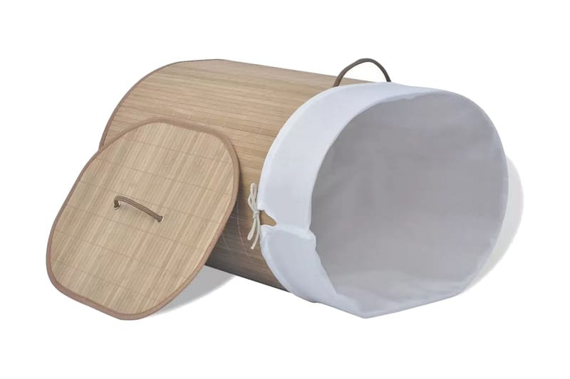 Skittentøyskurv oval bambus naturell - Hus & oppussing - Kjøkken & bad - Baderom - Baderomstilbehør