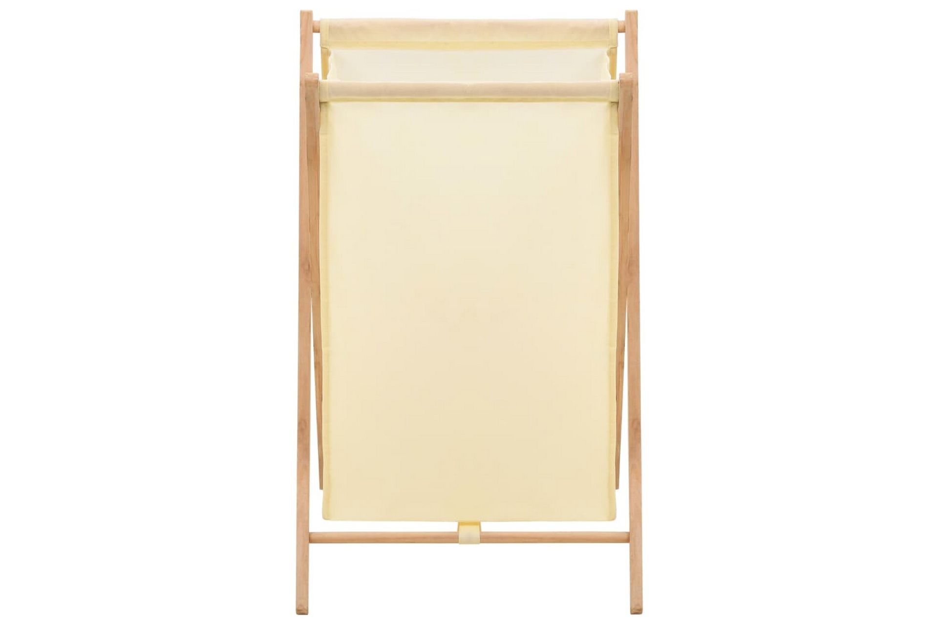 Skittentøyskurv sedertre og stoff beige 42x41x64 cm - Hus & oppussing - Kjøkken & bad - Baderom - Baderomstilbehør
