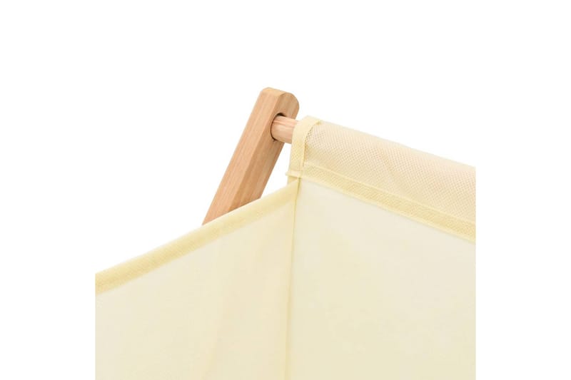 Skittentøyskurv sedertre og stoff beige 42x41x64 cm - Hus & oppussing - Kjøkken & bad - Baderom - Baderomstilbehør