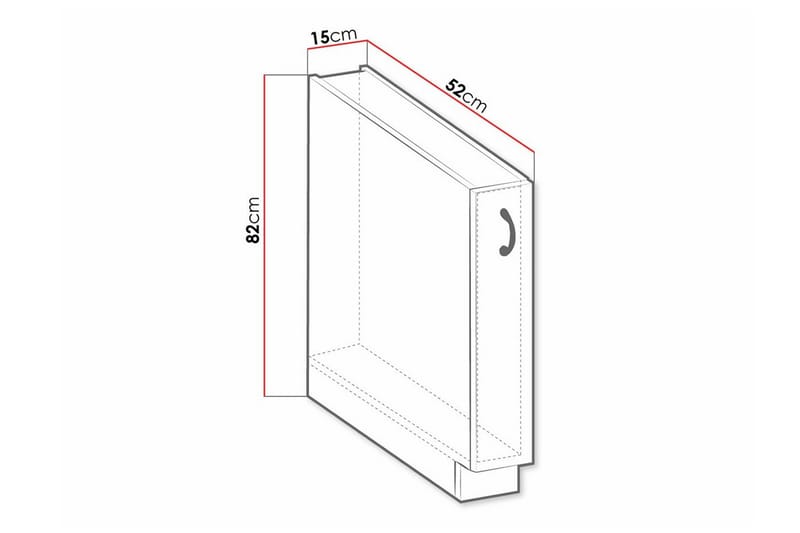 Templemore Kjøkkenskap 15 cm - Hus & oppussing - Kjøkken & bad - Kjøkken & vaskerom