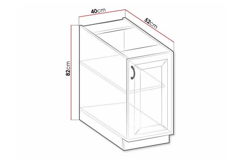 Templemore Kjøkkenskap 40 cm - Hus & oppussing - Kjøkken & bad - Kjøkken & vaskerom