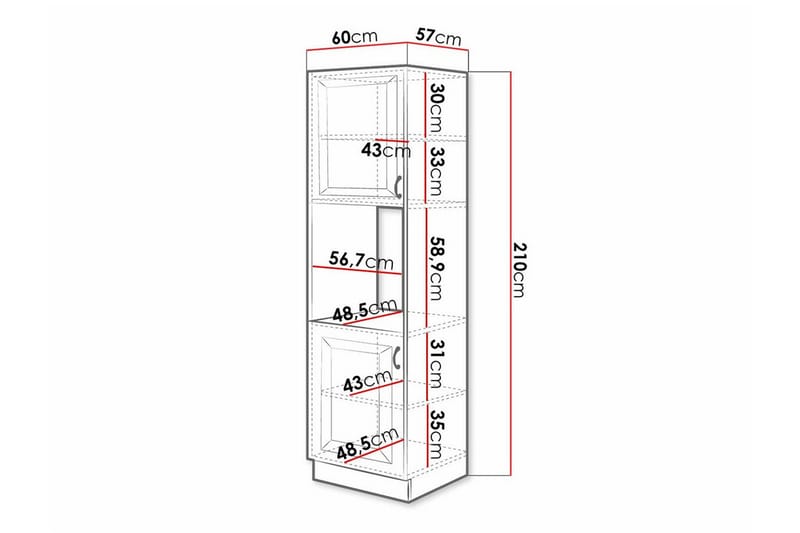 Templemore Kjøkkenskap 60 cm - Hus & oppussing - Kjøkken & bad - Kjøkken & vaskerom