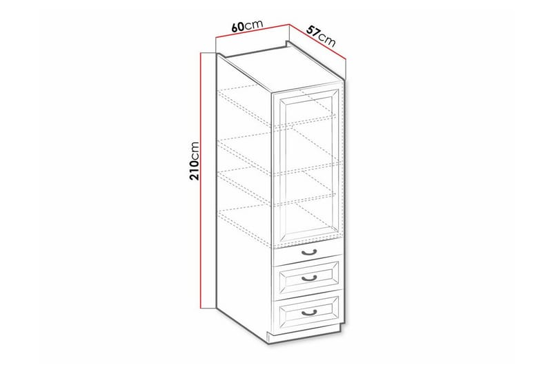 Templemore Kjøkkenskap 60 cm - Hus & oppussing - Kjøkken & bad - Kjøkken & vaskerom