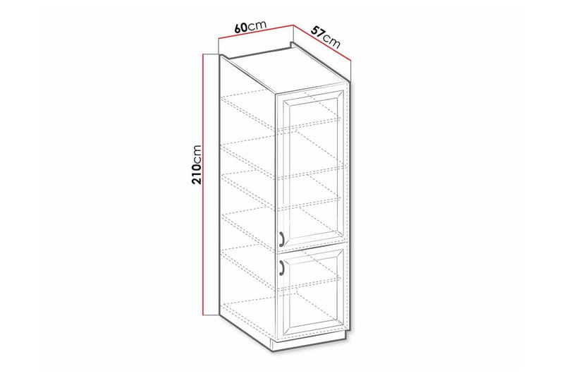Templemore Kjøkkenskap 60 cm - Hus & oppussing - Kjøkken & bad - Kjøkken & vaskerom