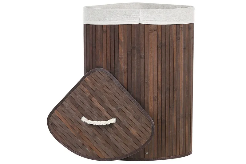 Vaskekurver Matara Mørkt tre/hvit - Mørkt tre/hvit - Hus & oppussing - Kjøkken & bad - Kjøkken & vaskerom - Tørke & vasketilbehør