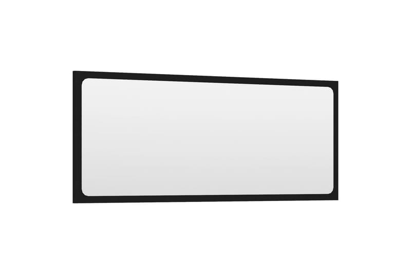Baderomsmøbler 2 stk svart sponplate - Svart - Hus & oppussing - Kjøkken & bad - Baderom - Baderomsmøbler & baderomsinnredning - Veggskap & høyskap