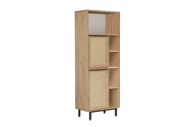 Liyakat Høyskap Baderom 161,6 cm - Eik - Hus & oppussing - Kjøkken & bad - Baderom - Baderomsmøbler & baderomsinnredning - Baderomsskap
