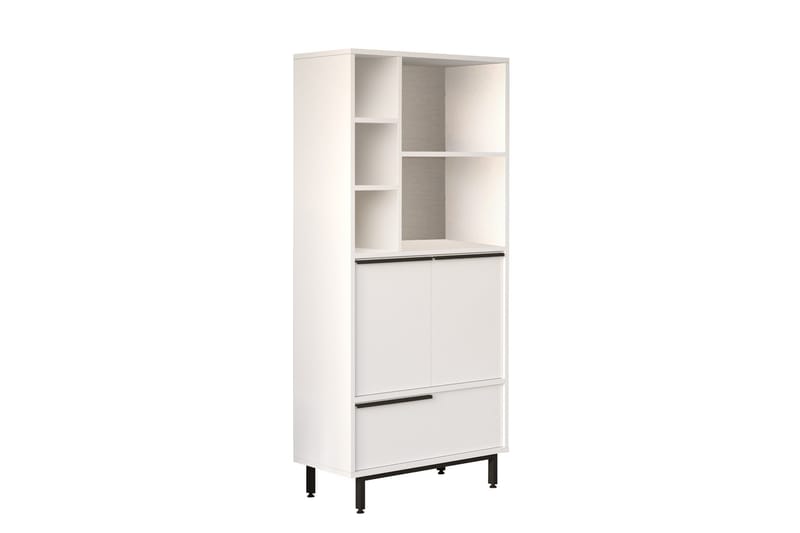 Liyakat Høyskap Baderom 161,6 cm - Hvit - Hus & oppussing - Kjøkken & bad - Baderom - Baderomsmøbler & baderomsinnredning - Baderomsskap