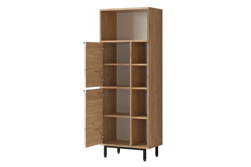 Liyakat Høyskap Baderom 161,6 cm - Valnøtt - Hus & oppussing - Kjøkken & bad - Baderom - Baderomsmøbler & baderomsinnredning - Veggskap & høyskap