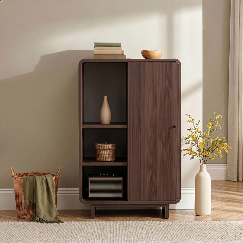 Zavio Multifunksjonsskap 70x110x34 cm - Milano Walnut - Hus & oppussing - Kjøkken & bad - Kjøkken & vaskerom