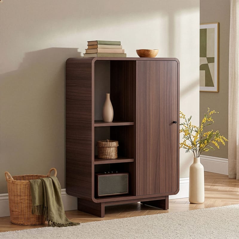 Zavio Multifunksjonsskap 70x110x34 cm - Milano Walnut - Hus & oppussing - Kjøkken & bad - Kjøkken & vaskerom