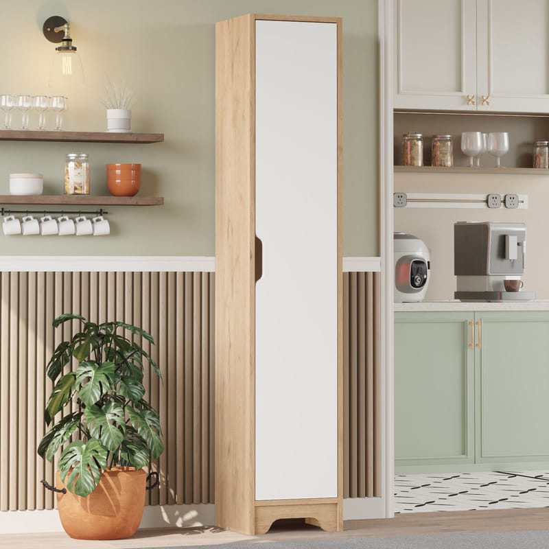 Multi Purpose Cabinet Homitis Eik hvit - Hus & oppussing - Kjøkken & bad - Kjøkken & vaskerom