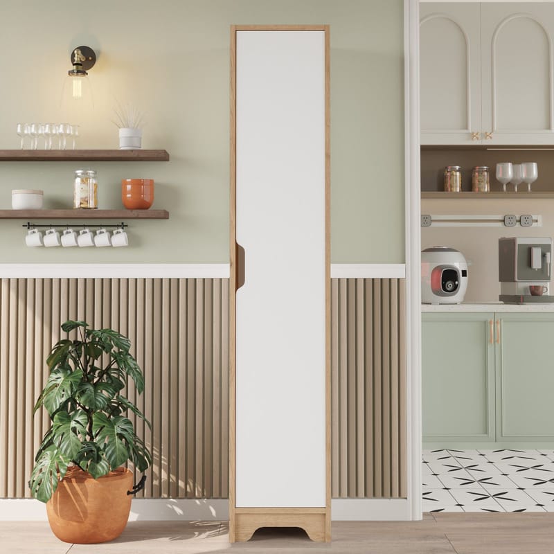 Multi Purpose Cabinet Homitis Eik hvit - Hus & oppussing - Kjøkken & bad - Kjøkken & vaskerom
