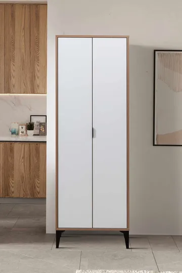 Olyros garderobe 65x190 cm - Hvit - Hus & oppussing - Kjøkken & bad - Kjøkken & vaskerom
