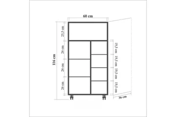 Ricado Kjøkkenskap 116 cm - Tre / Natur - Hus & oppussing - Kjøkken & bad - Kjøkken & vaskerom