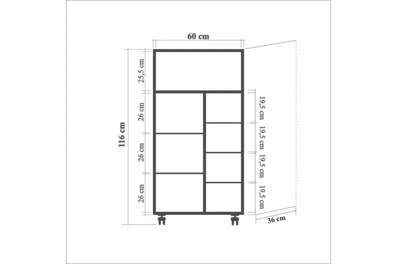 Ricado Kjøkkenskap 116 cm - Tre / Natur - Hus & oppussing - Kjøkken & bad - Kjøkken & vaskerom