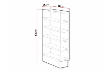 Templemore Kjøkkenskap 15 cm - Brun - Hus & oppussing - Kjøkken & bad - Kjøkken & vaskerom