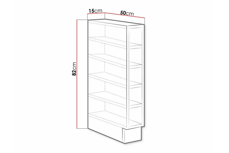 Templemore Kjøkkenskap 15 cm - Hvid - Hus & oppussing - Kjøkken & bad - Kjøkken & vaskerom